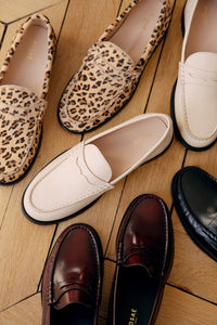 PRIX RECO : 55 // Mocassins Les Valentin en cuir - Écru