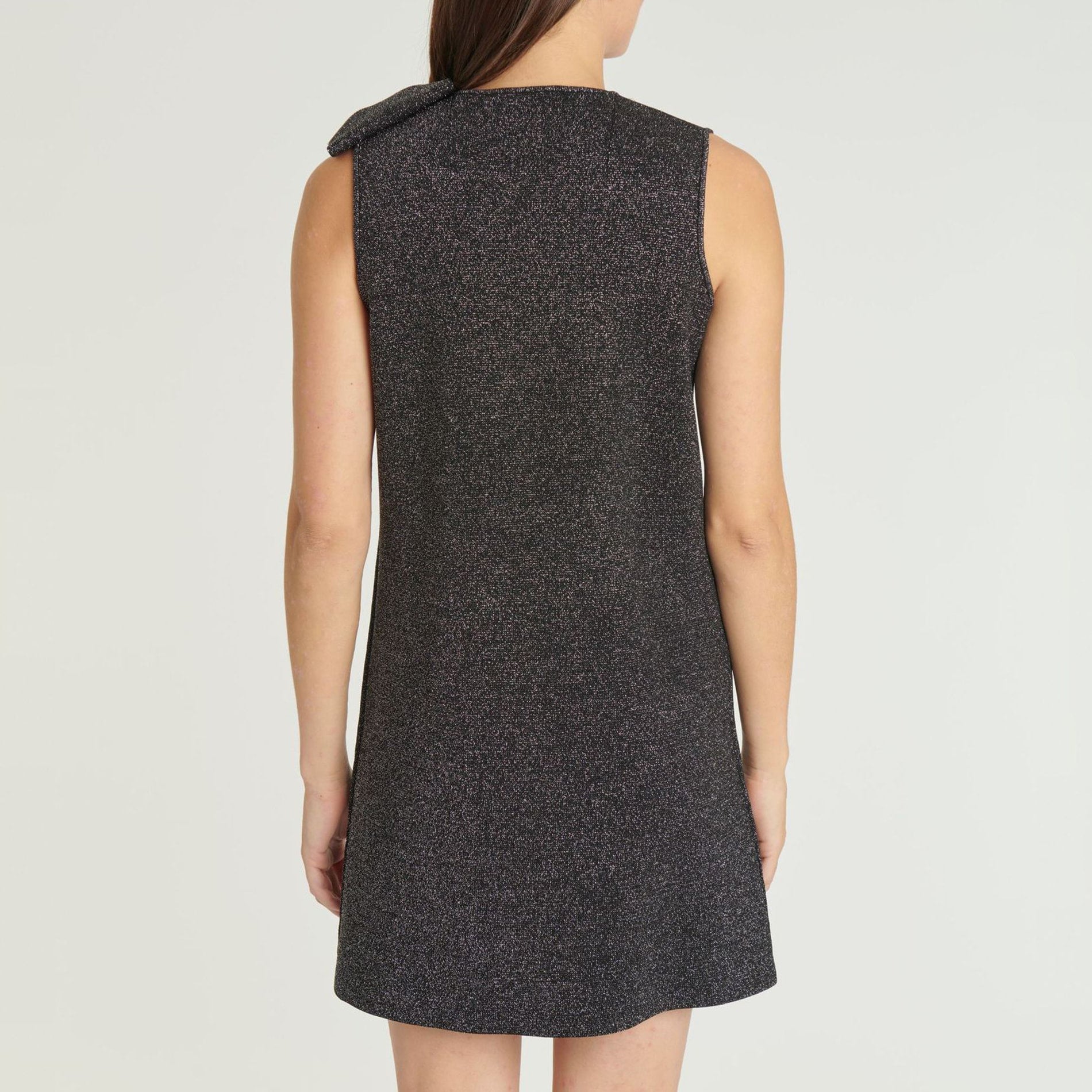 Robe courte Nœud - Noir & argenté