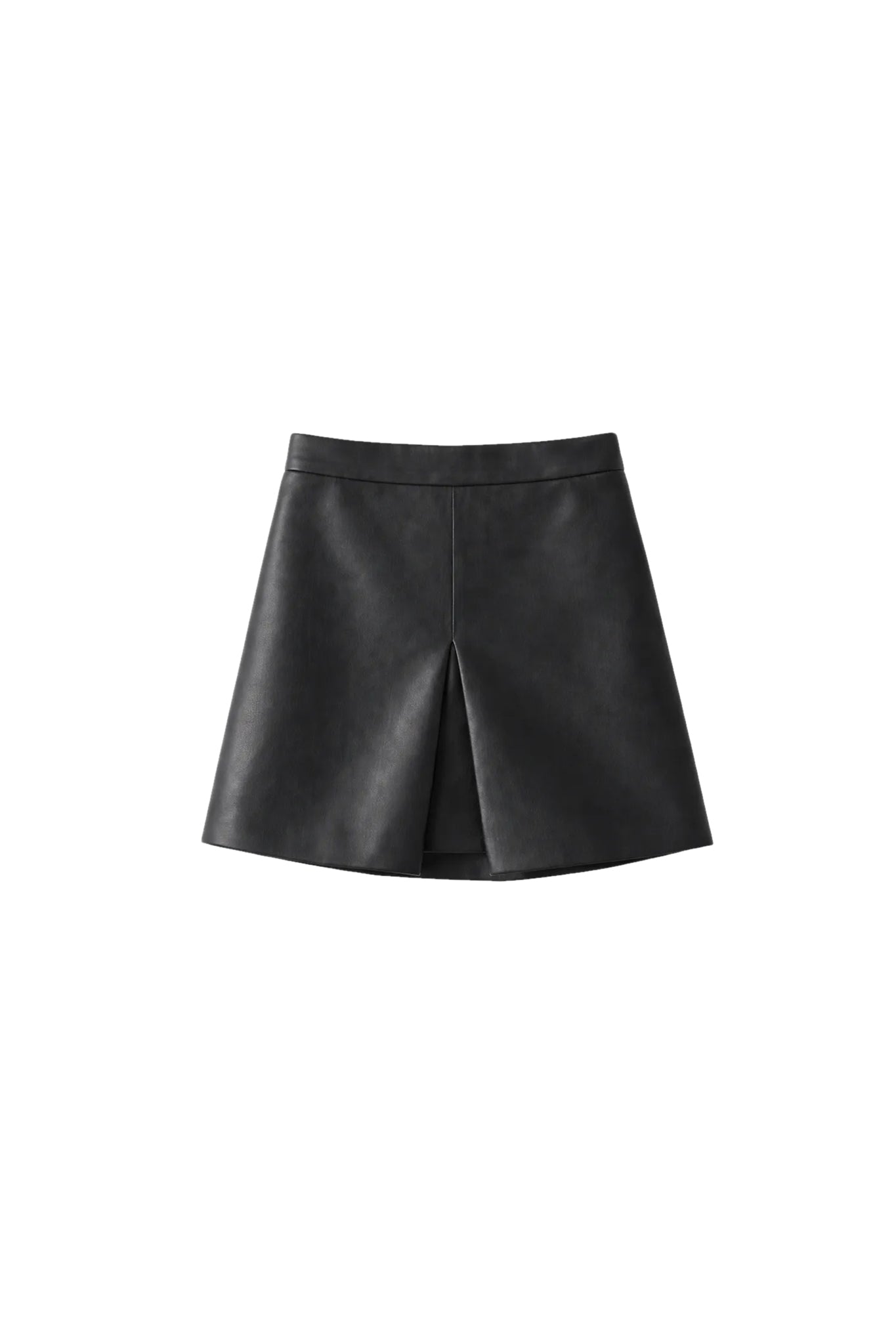 Jupe Le Anatole en cuir - Noir