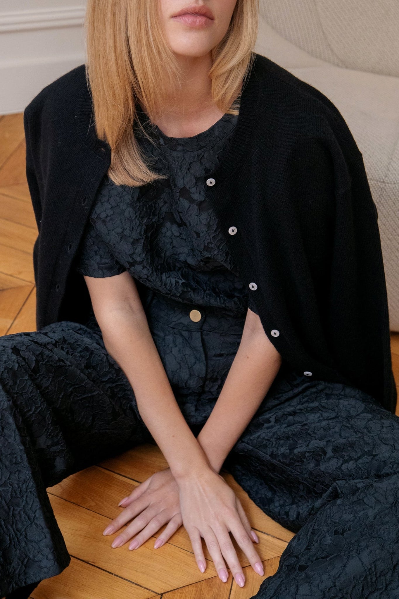 Cardigan Le Cocteau en laine - Noir