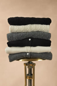 Cardigan Le Cocteau en laine - Gris Moyen