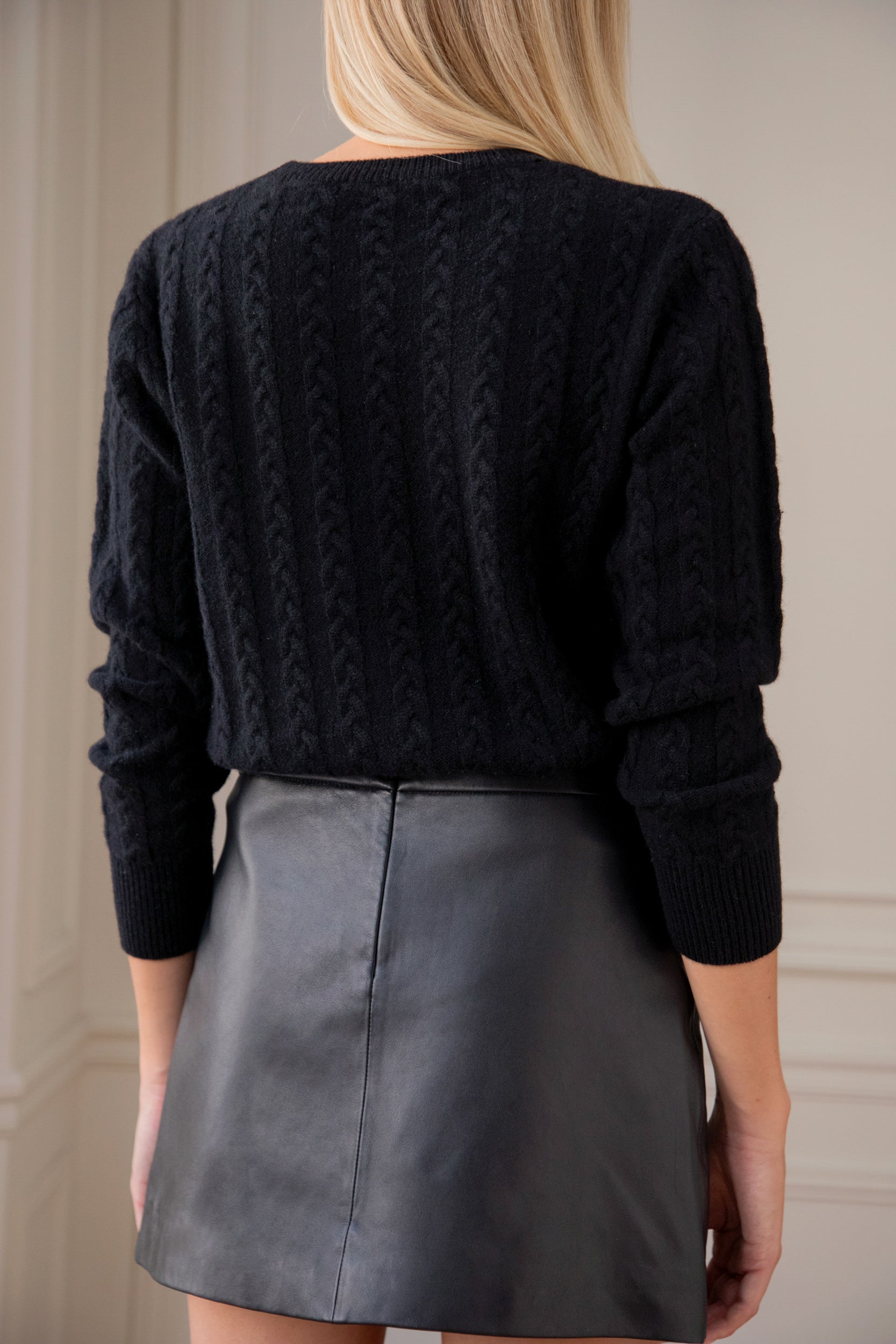 Pull Le Coppola en laine - Noir