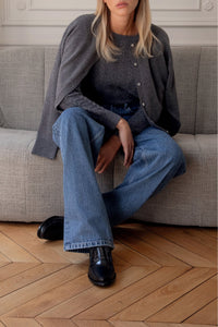 Pull Le Coppola en laine - Gris Moyen