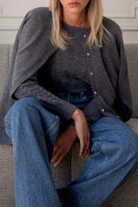 Pull Le Coppola en laine - Gris Moyen