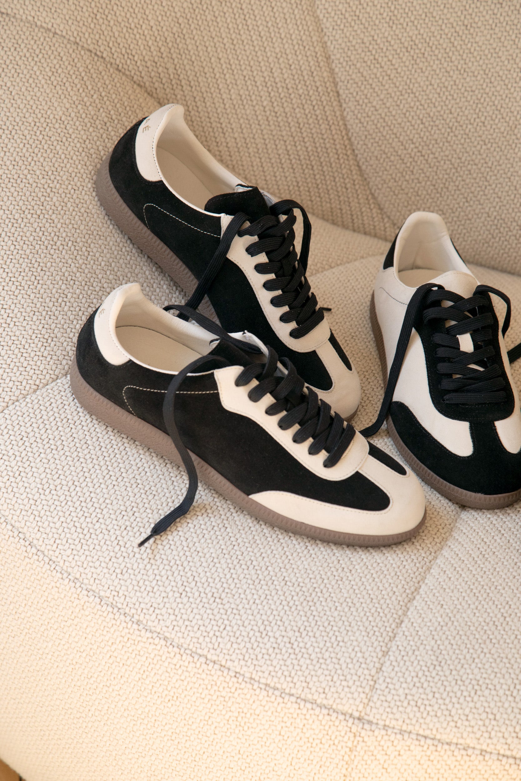 Baskets Les Colette en cuir - Noir