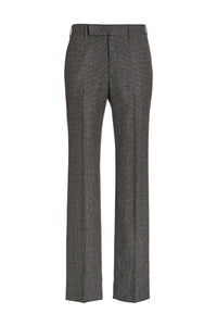 Cream & Gold & Green / Pantalon Ernest en laine - Cream & Gold & Green