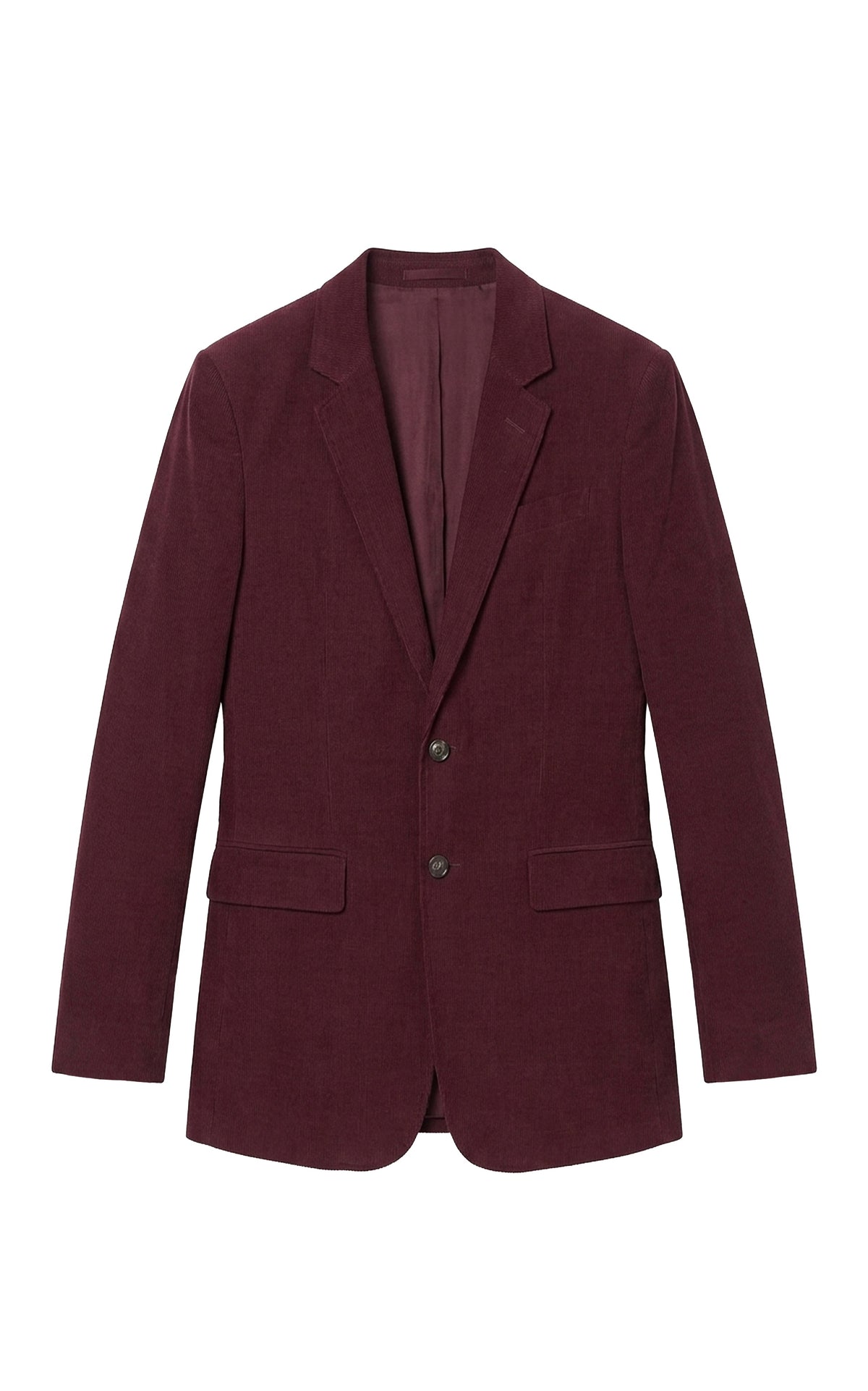 Irving Jacket en prune organic velours côtelé
