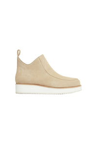 Beige / Bottines Harry 50 en cuir - Beige