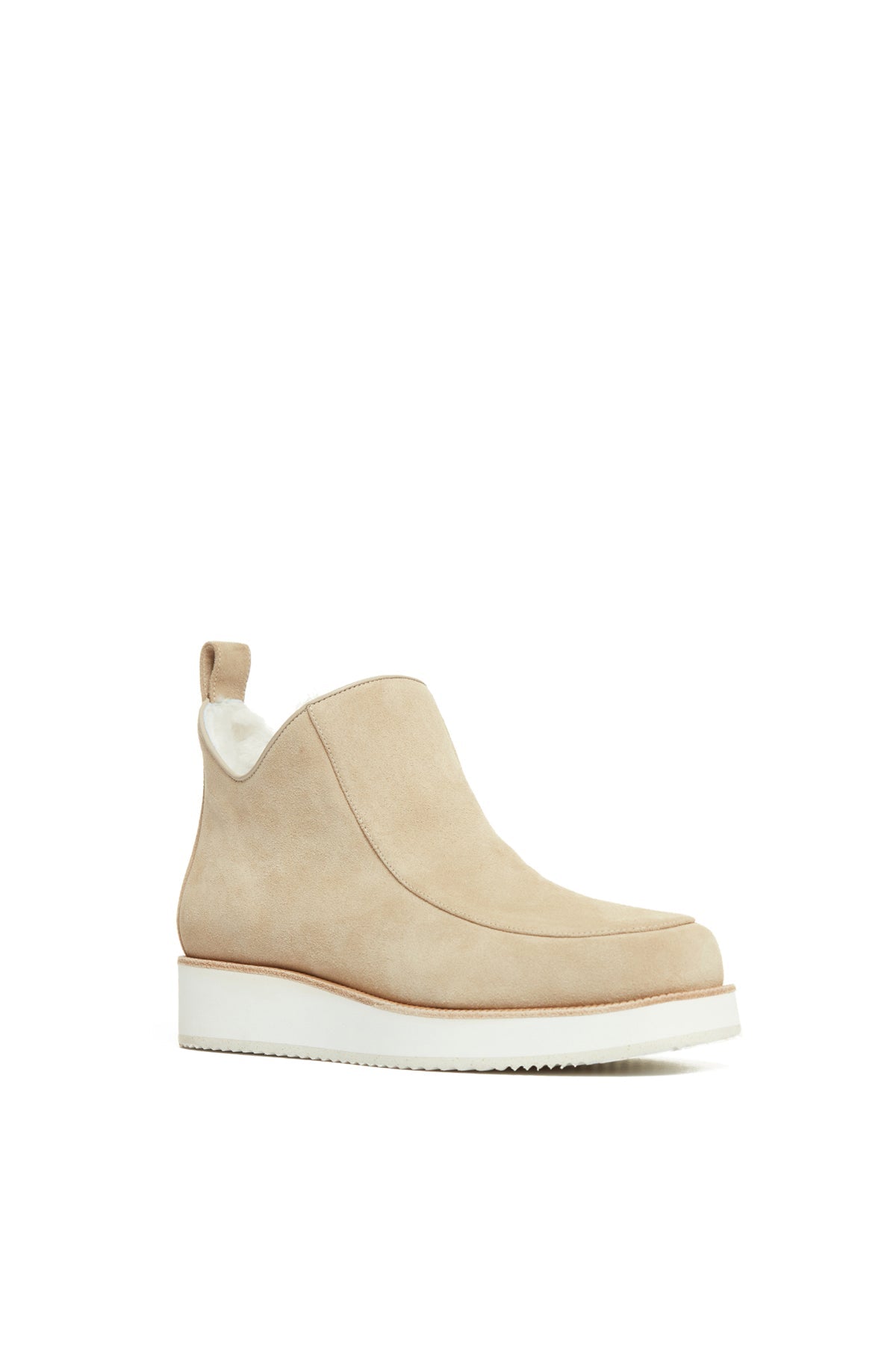 Harry Boot en beige daim