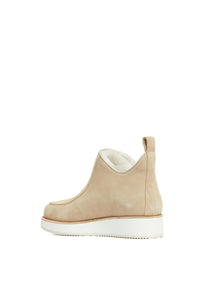 Harry Boot en beige daim