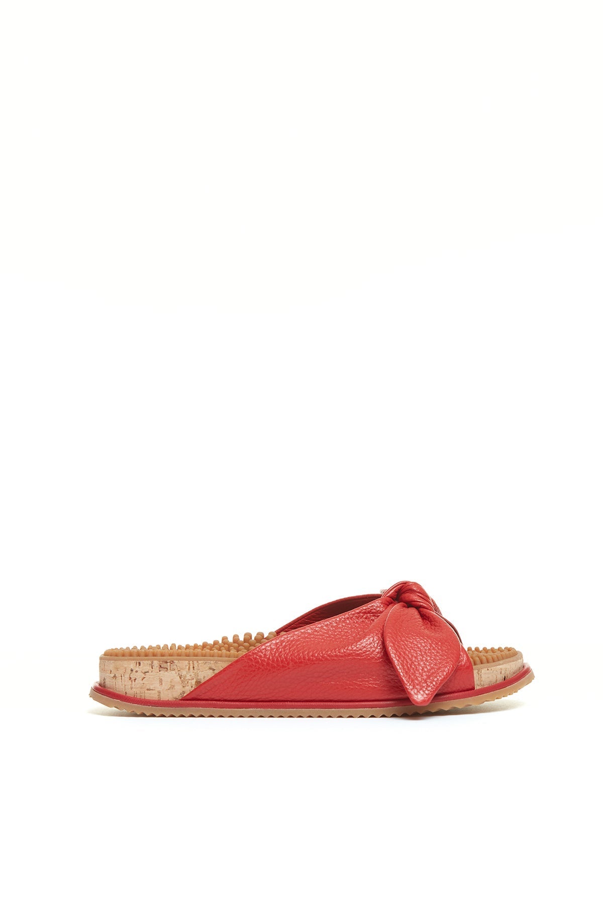 Virgil Slide en rouille lamb cuir