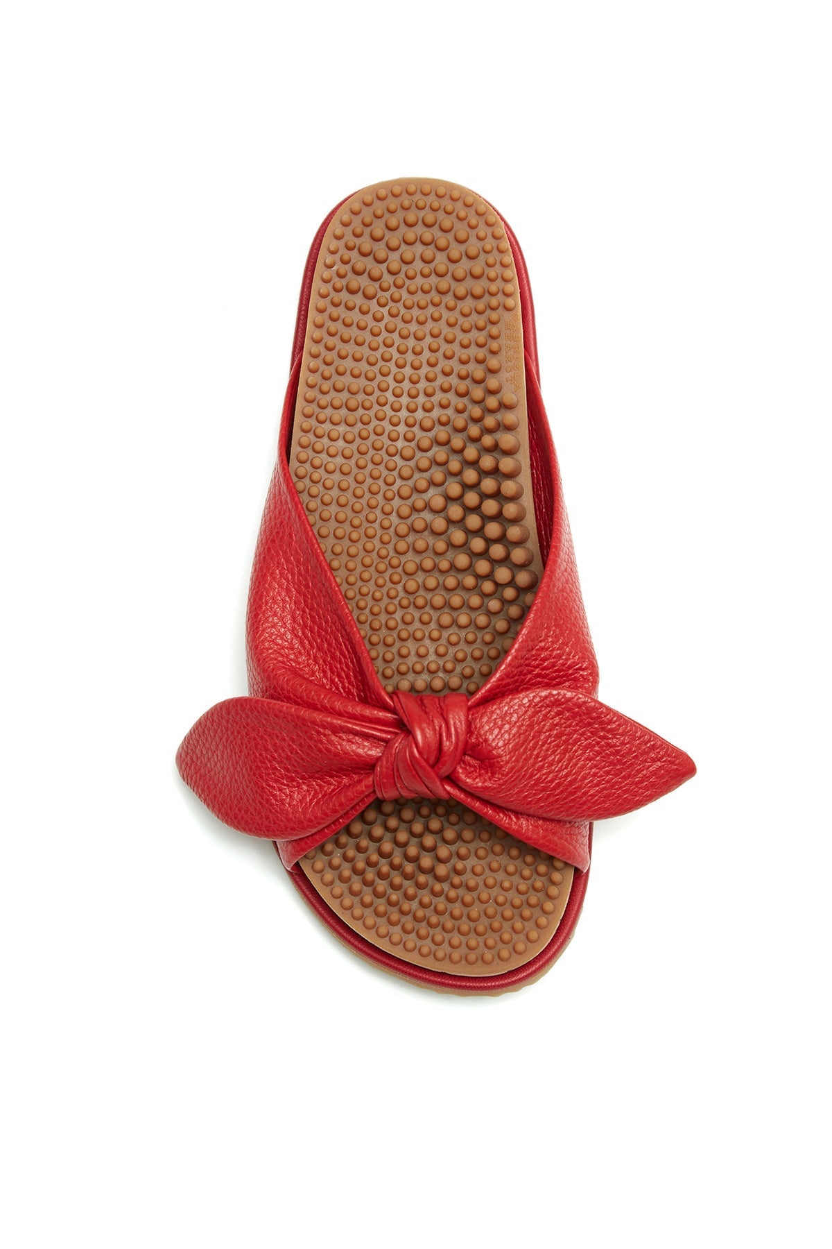 Virgil Slide en rouille lamb cuir