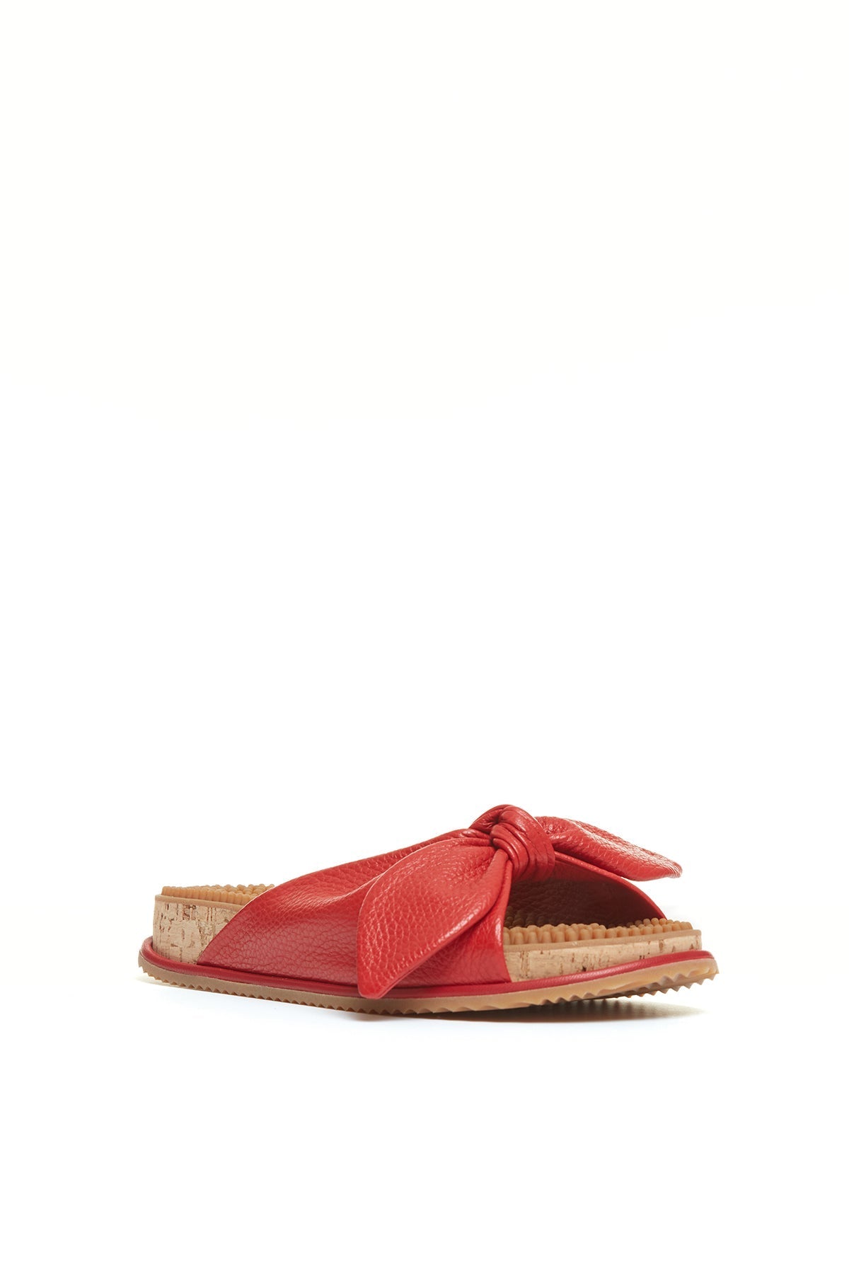 Virgil Slide en rouille lamb cuir