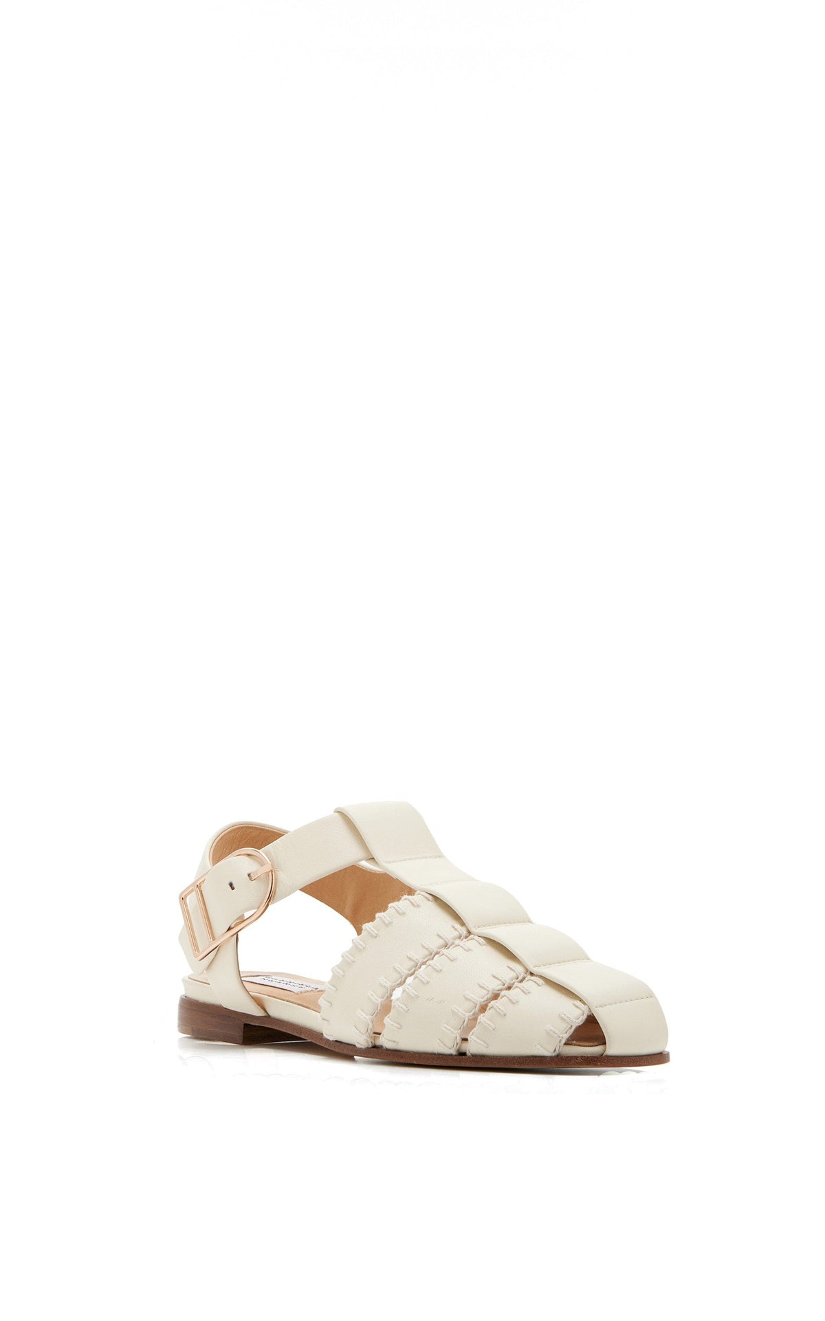 Cream / Sandales Lynn en cuir - Cream