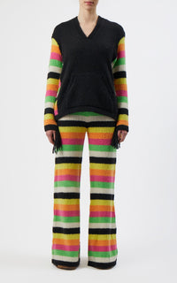 Liu Striped Pant en multicolore welfine g