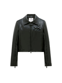 PRIX MARQUE : 250 / BLOUSON GÉOMÉTRIE DOUBLE VINYLE