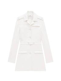 Manteau héritage en vinyle - Heritage White