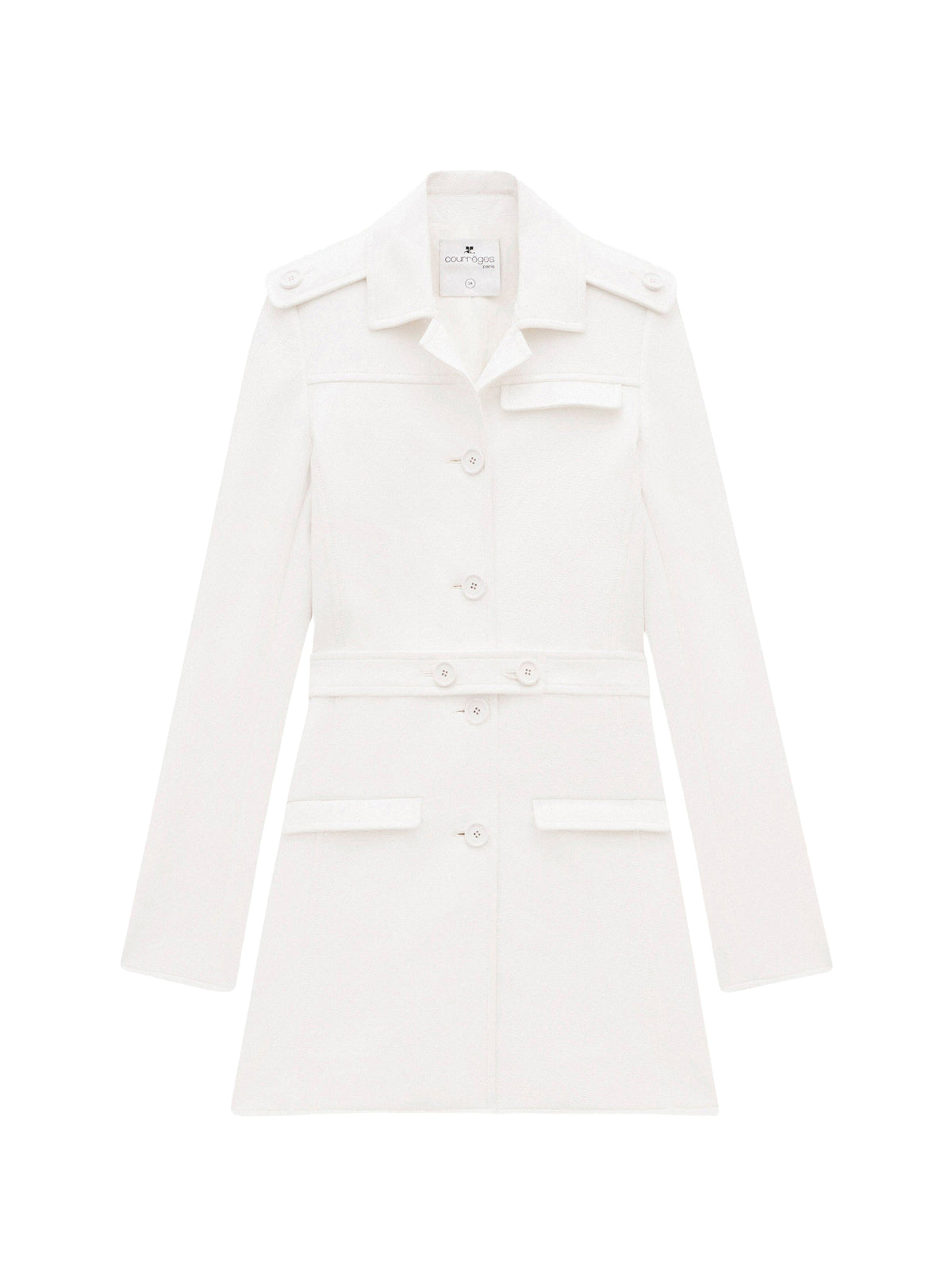 Manteau héritage en vinyle - Heritage White