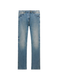 39pcs RELIQUAT 120€ / Pantalon géométrie gravé - Dirty medium blue