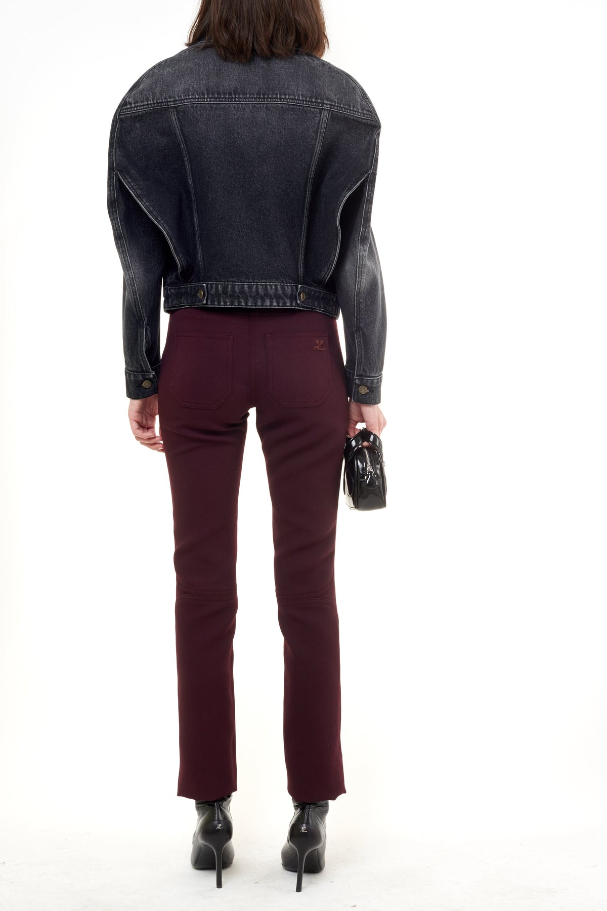 CIRCLE BLACK DENIM JACKET
