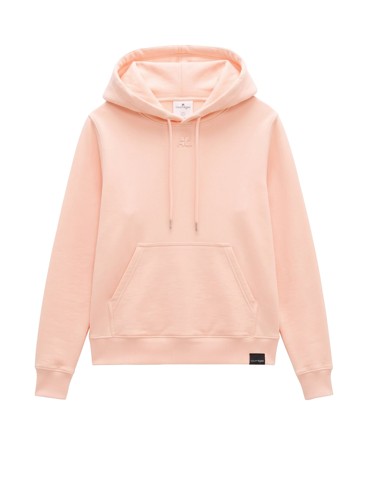 Sweatshirt à capuche - Orange Fluo Bleach