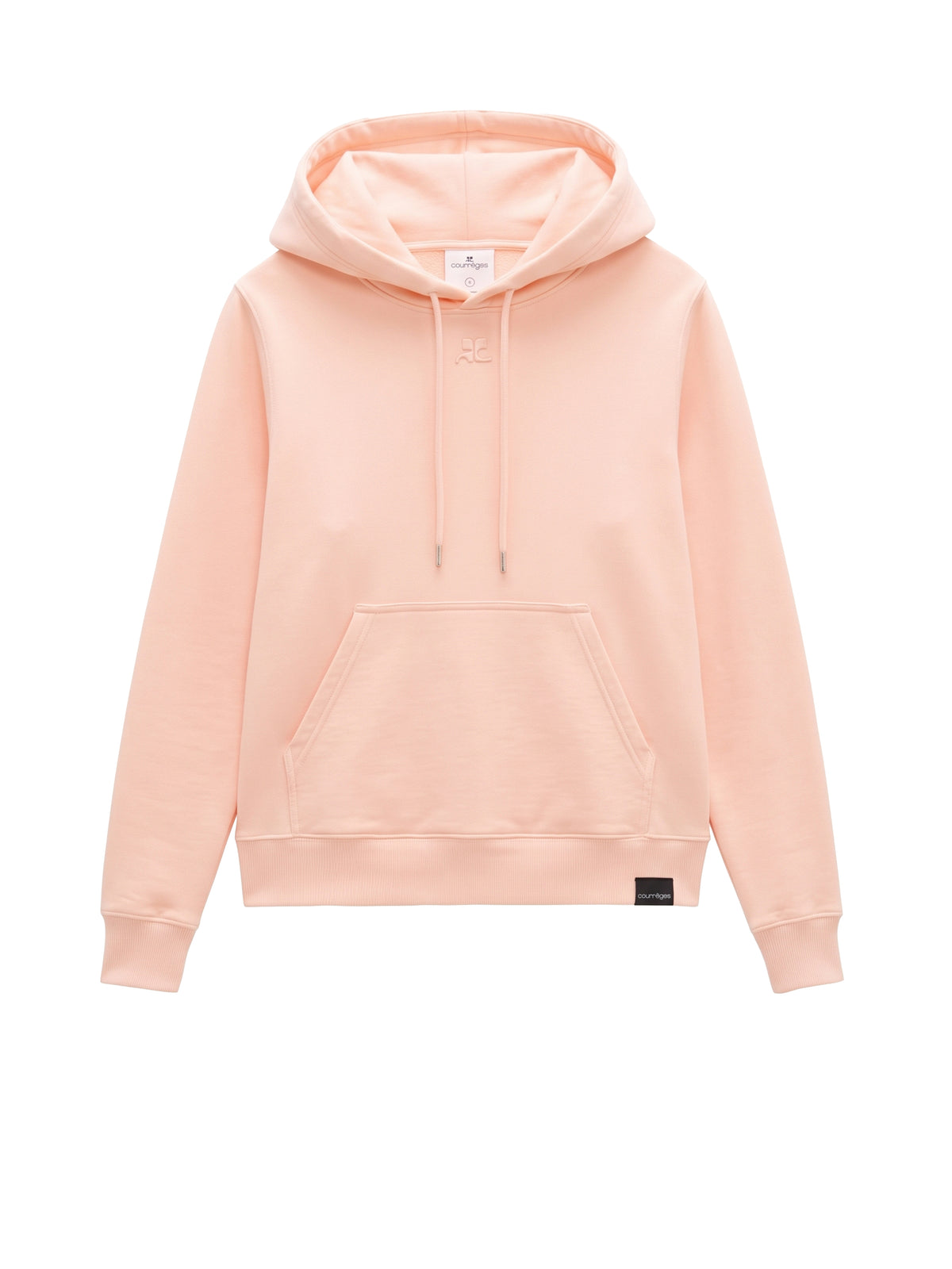 Sweatshirt à capuche - Orange Fluo Bleach
