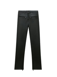 3pcs RELIQUAT 690€ / Pantalon biker vintage en cuir - Black