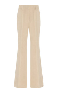 Rhein Pant en ivoire chanvre coton toile