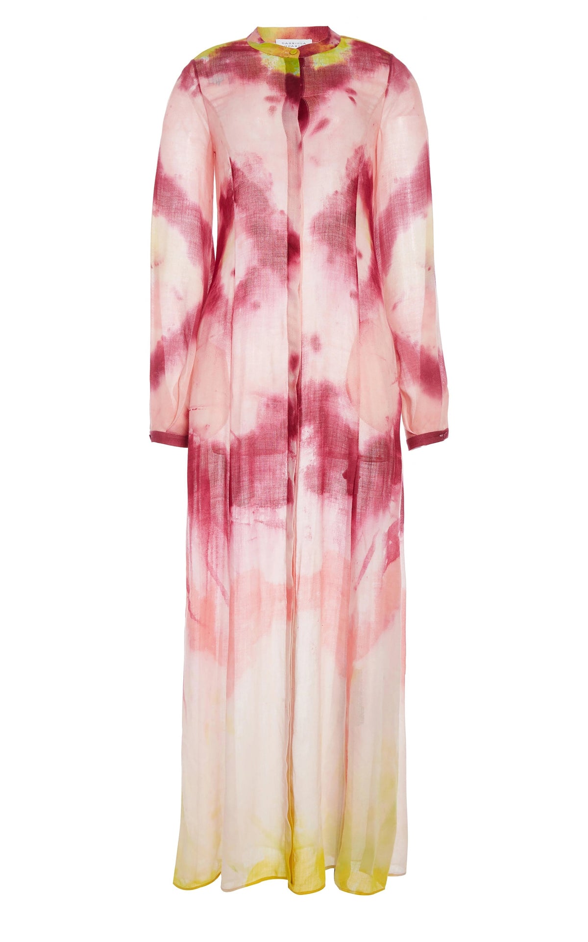 Massey Dress en multicolore tie and dye cachemire