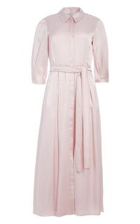 Blush / Robe-chemise Andy en soie - Blush