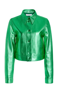 Variseite Green / Veste Thereza en cuir - Variseite Green