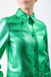 Variseite Green / Veste Thereza en cuir - Variseite Green