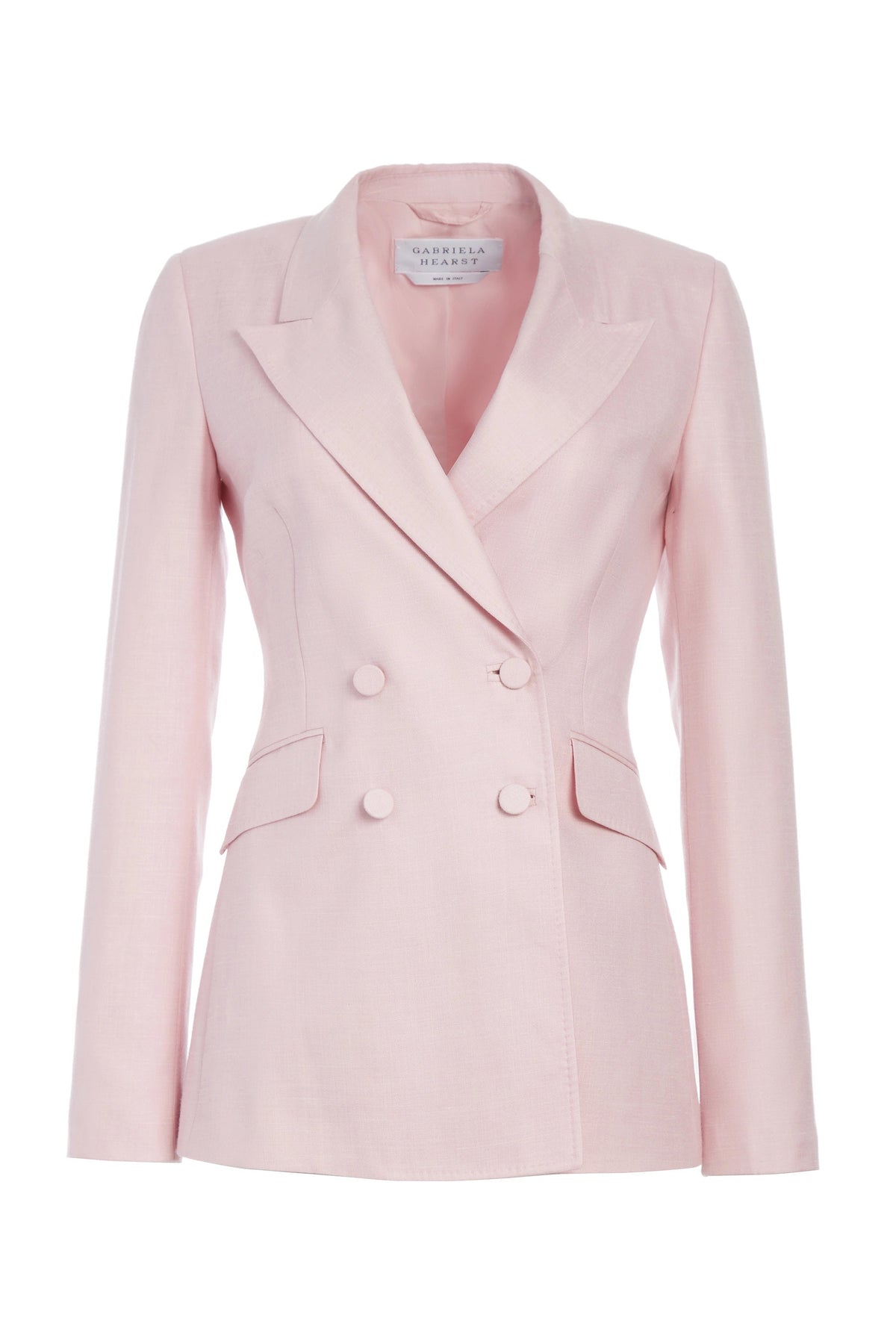 Blush / Veste blazer Stephanie en laine - Blush