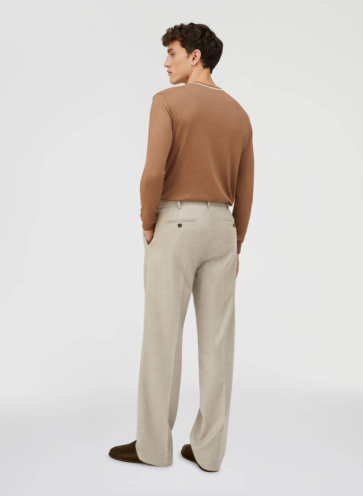NATURAL RELAXED PANTS