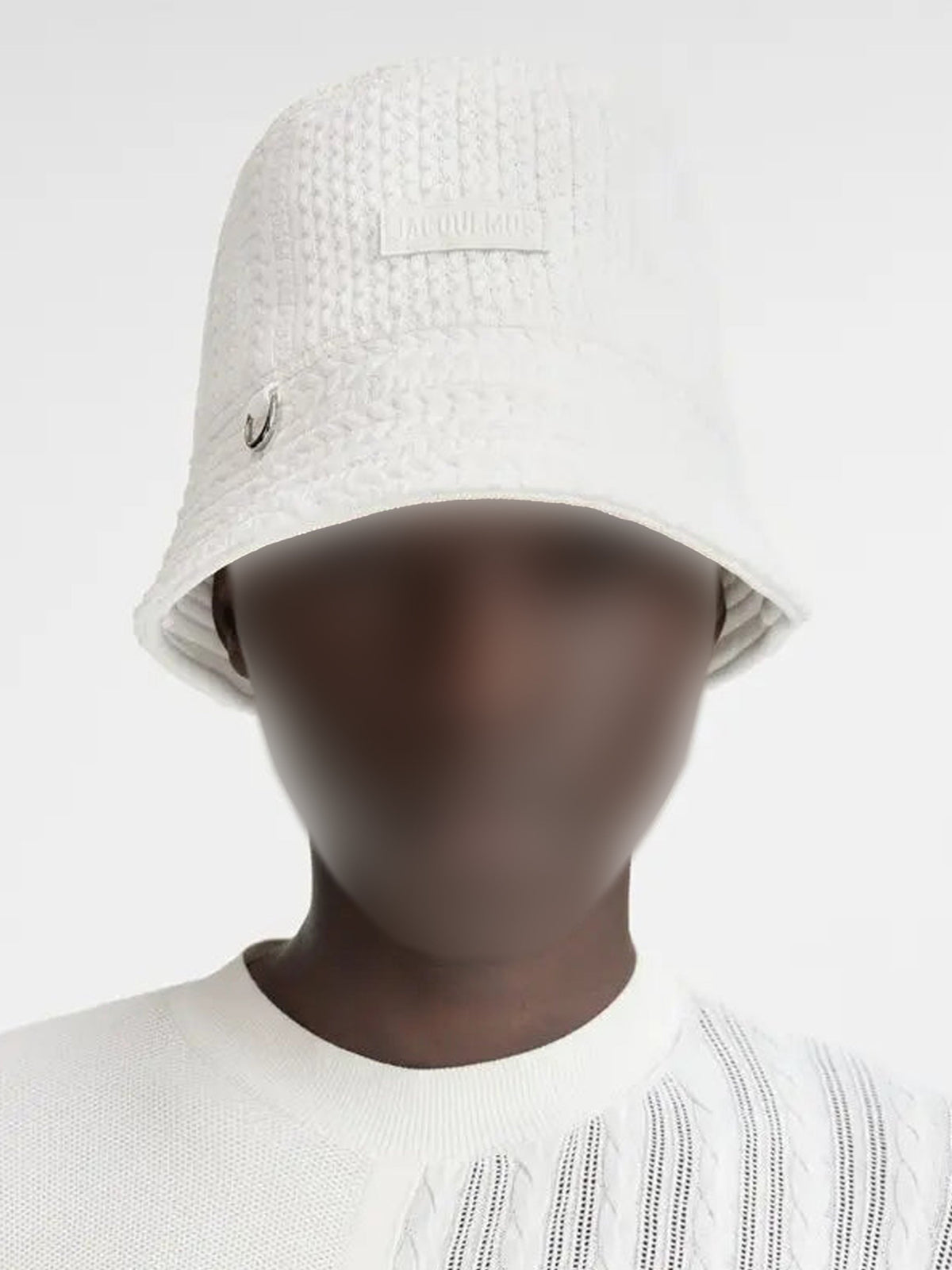Bob Belo en maille tricotée  - White