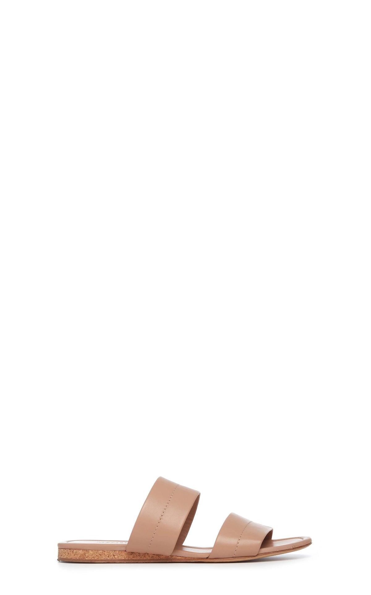 Lora Sandal en camel foncé lamb cuir