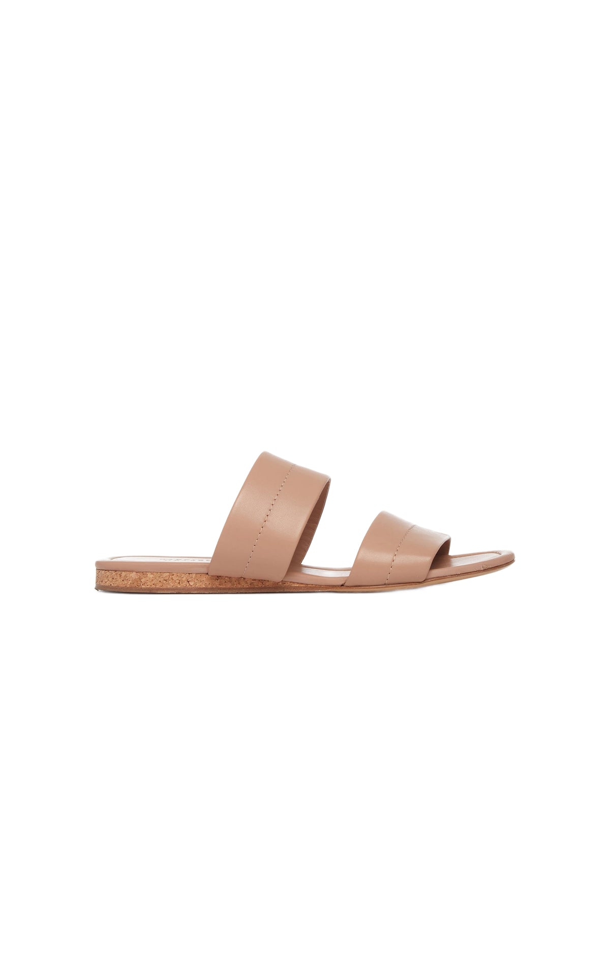 Dark Camel / Sandales Lora en cuir - Dark Camel