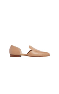 Dark Camel / Ballerines plates Jax en cuir - Dark Camel