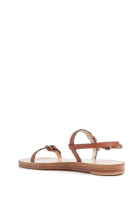 Steward Sandal en cognac vacchetta