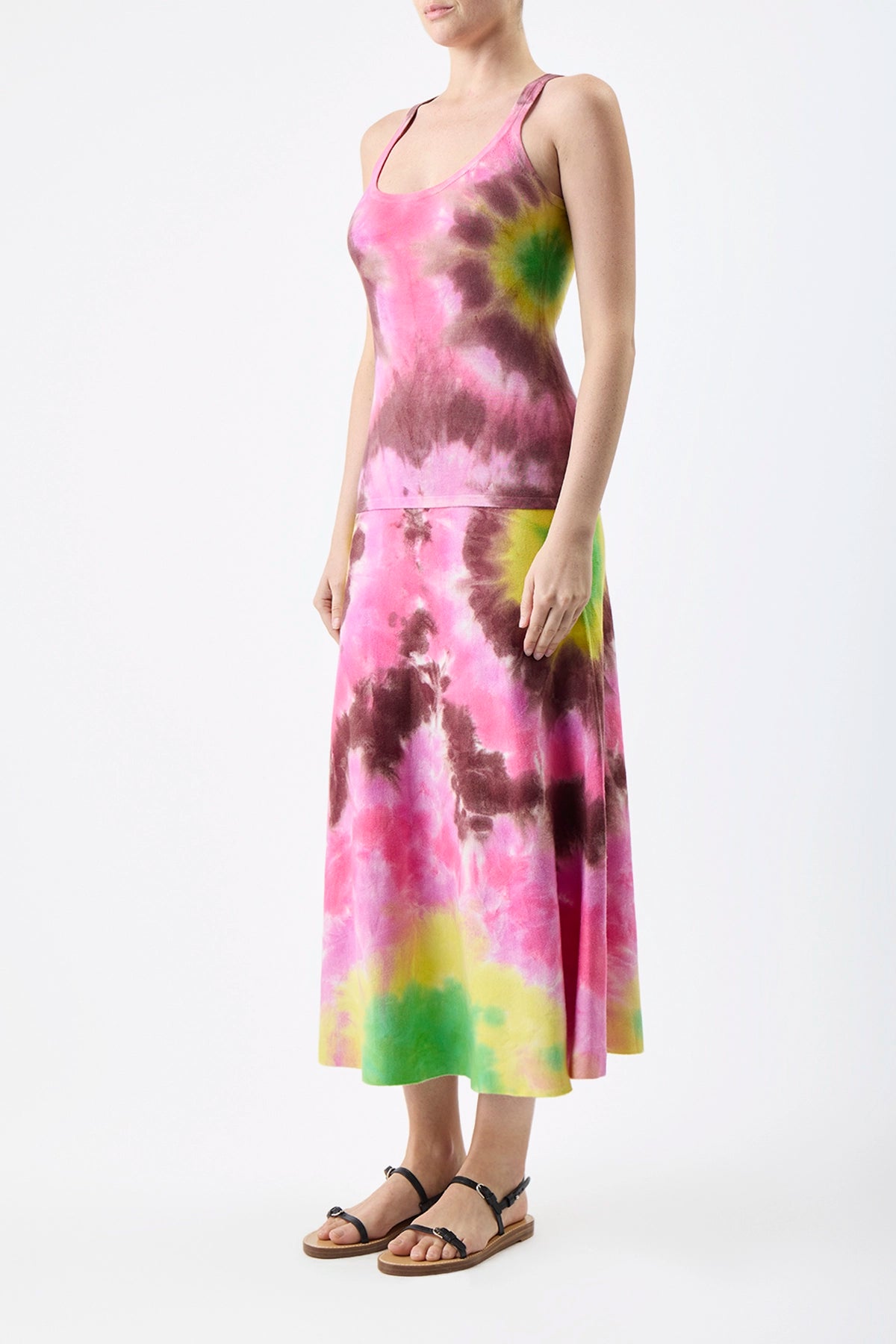Tie Dye / Débardeur Graham en cachemire - Tie Dye