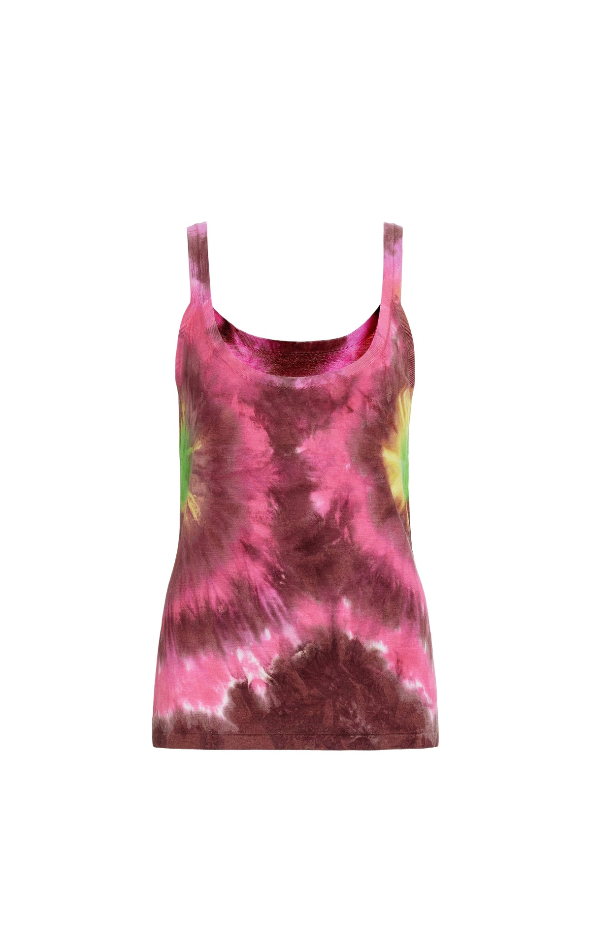 Graham cashmere tank top - Tie Dye