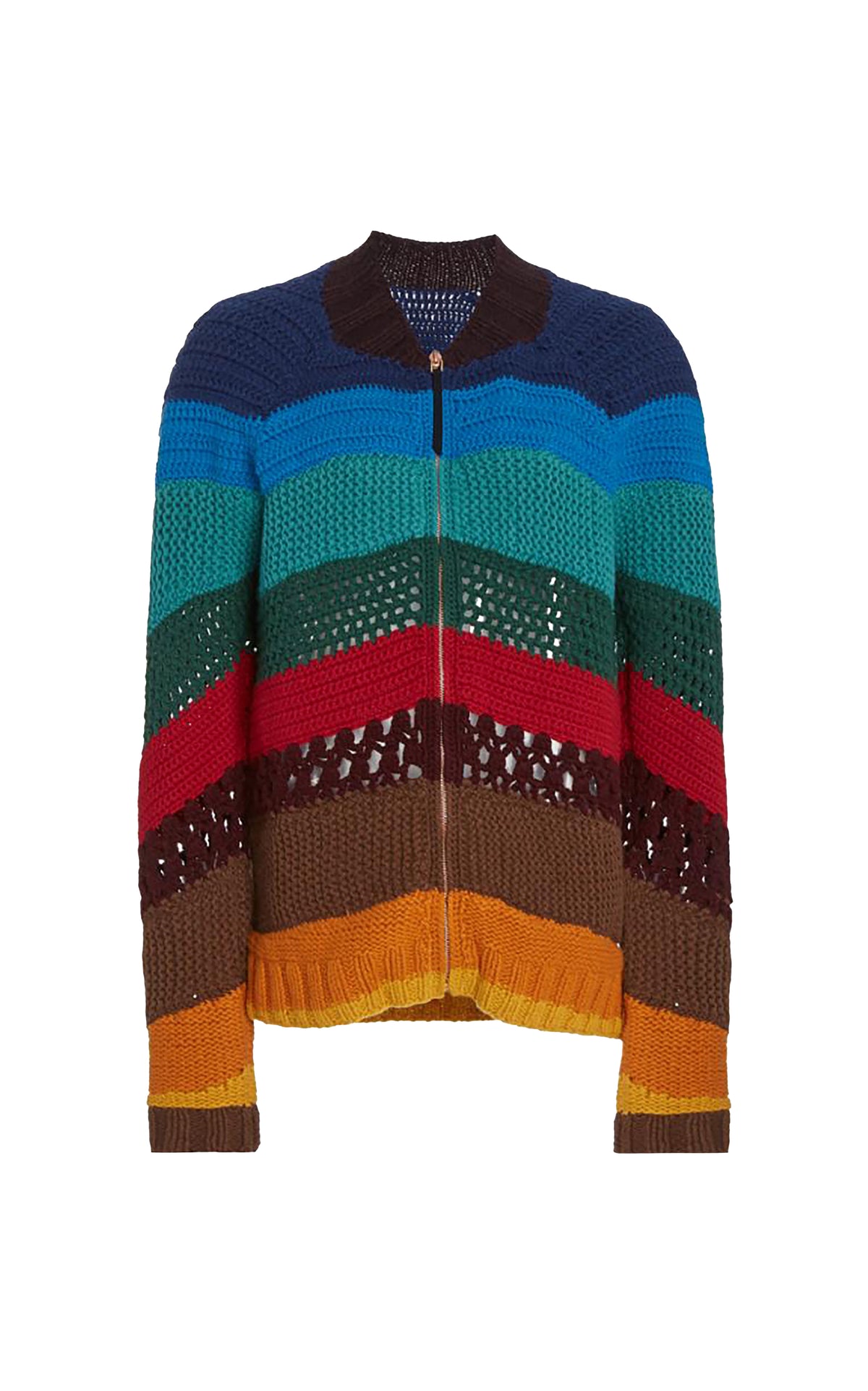 Multicolor Wool and Cashmere Vettel Jacket - Multi