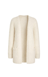 Ivory / Cardigan Amelia en cachemire - Ivory