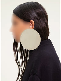 5pcs NEW / HOLISTIC CIRCLE LACQUERED - Silver