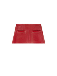 6pcs NEW / MINI JUPE HERITAGE VINYLE - Red