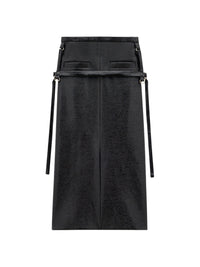 39pcs RELIQUAT 290€ / Jupe one strap en vinyle - Black