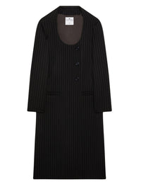 23pcs NEW / MANTEAU TAILLEUR PINSTRIPES  - Black & White