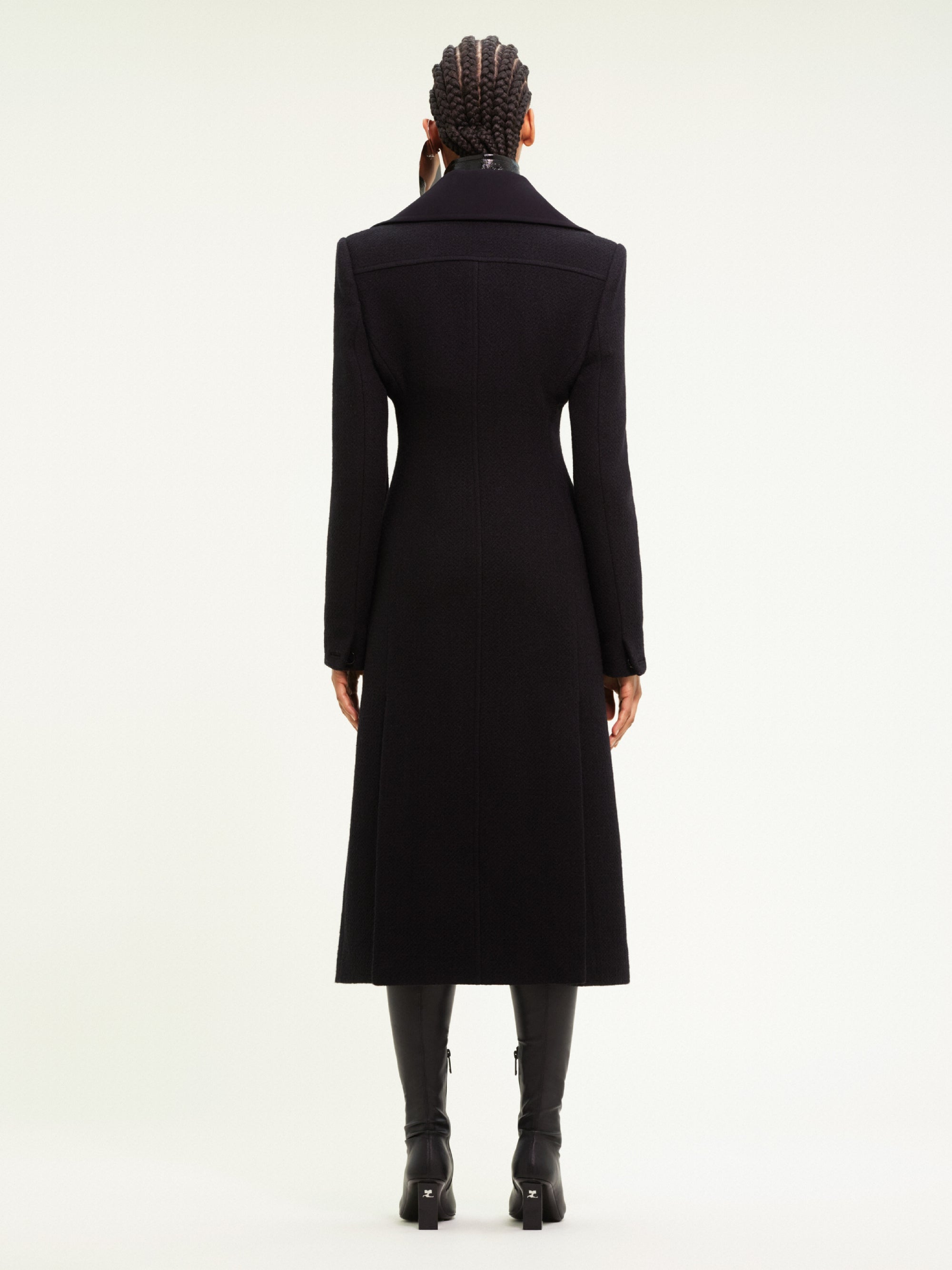 17pcs NEW / MANTEAU LONG HERITAGE - Black