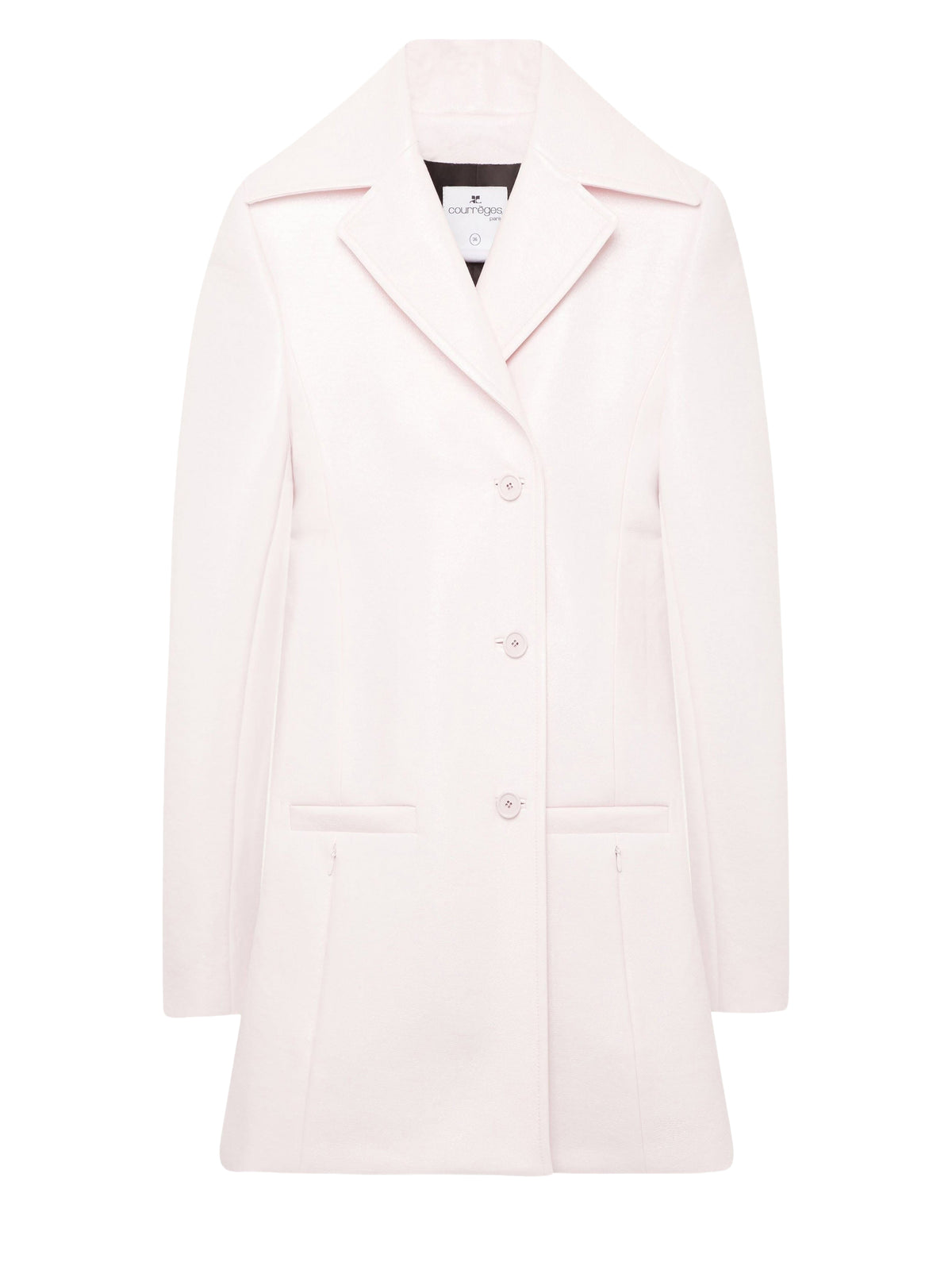 Trench-coat Héritage en vinyle - Pale Pink