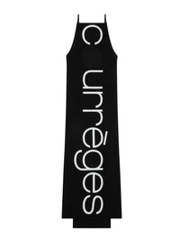 1pcs RELIQUAT 590€ / Robe imprimé courrèges en crêpe - Black